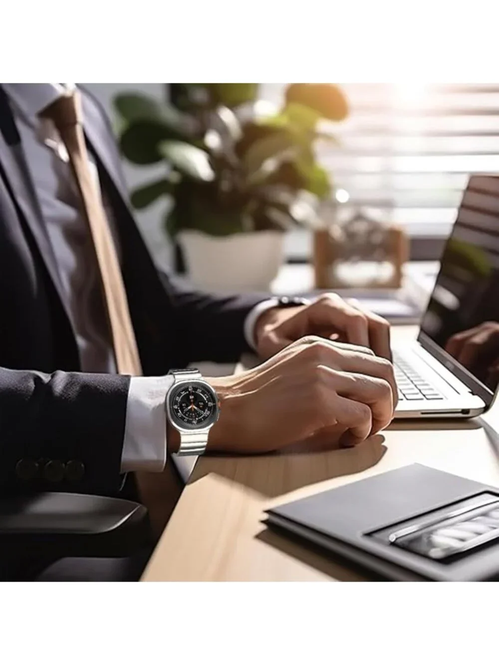 Stylish No Tool Titanium Bands for Galaxy Watch Ultra 2/1, 47mm - Gapless Design